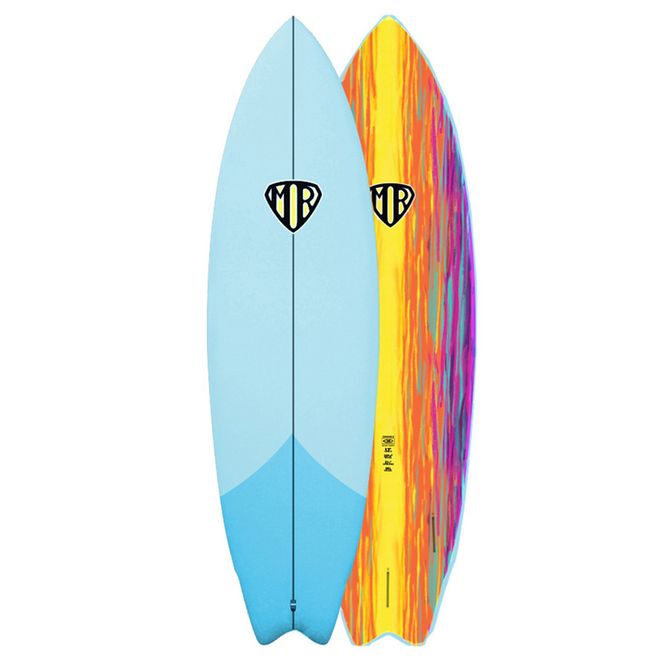 Hovedbilde O&E - MR Epoxy Twin Fin 6'0  (41L) - Soft Top - Blue