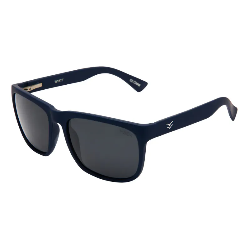 I-SEA Wyatt - Black/Smoke Polarized Solbriller