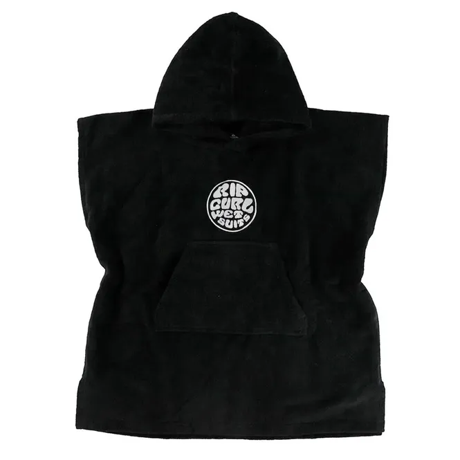 Hovedbilde Rip Curl Barn - Logo Hooded Towel - Skifteponcho - Black