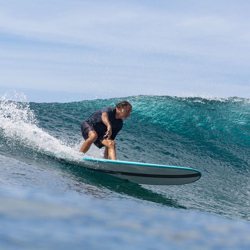 Torq Longboard Epoxy 9'6 (88L) Surfebrett - Blue Pinline