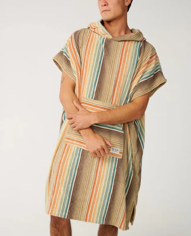 Rip Curl Classic Surf Skifteponcho med hette – Khaki Sand