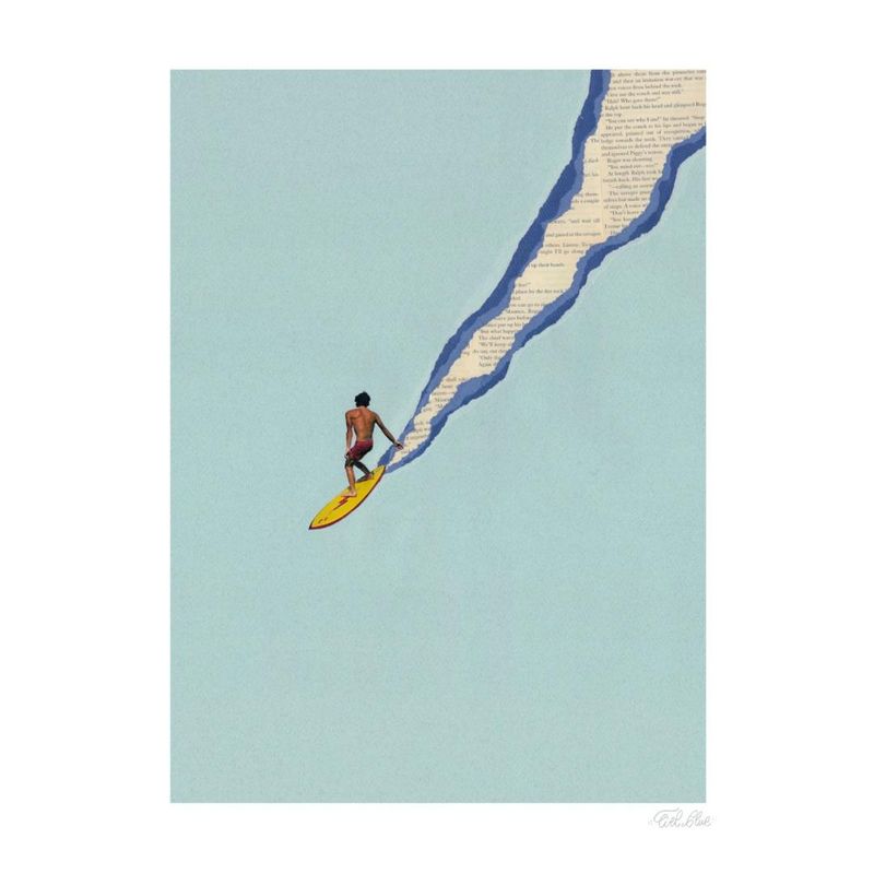Ciel Glue Surf Print - Postkort - Santa Cruz