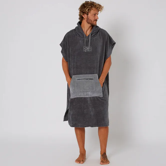 Hovedbilde O&E - Skifteponcho med hette - Daybreak - Asphalt
