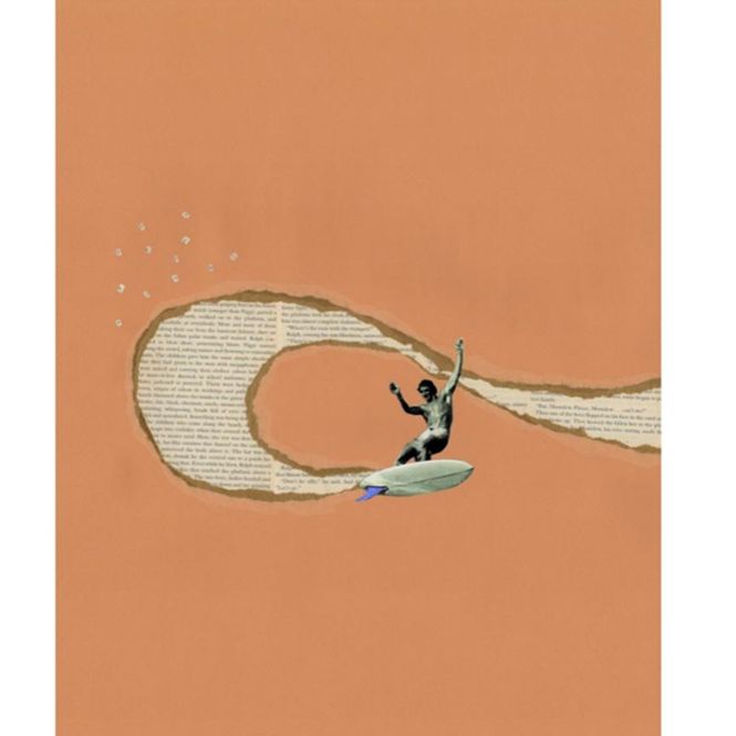 Hovedbilde Ciel Glue Surf Print - 30x40 cm - Biarritz