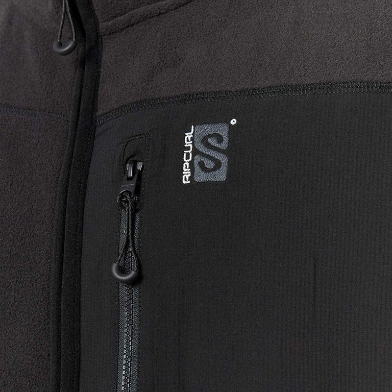 Rip Curl Search Polar Fleece Vest - Black
