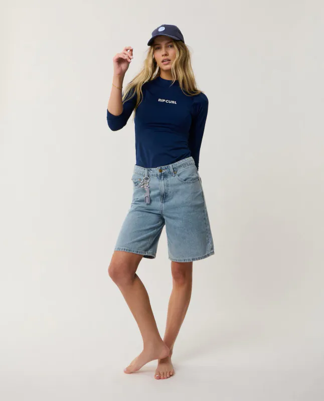 Rip Curl Classic Surf Long Sleeve UV Rash Guard - Dark Navy