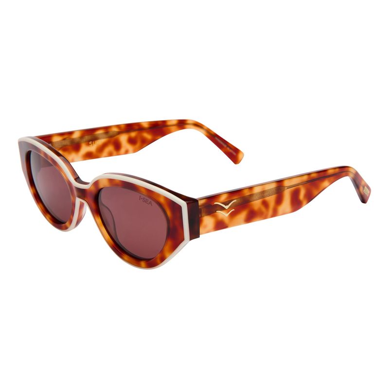I-SEA Suki - Honey Tort Acetate/Plum Polarized Solbriller