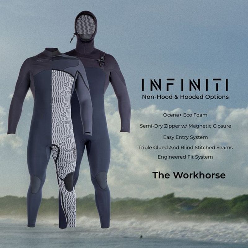 Xcel 6/5 Infiniti Hooded Våtdrakt
