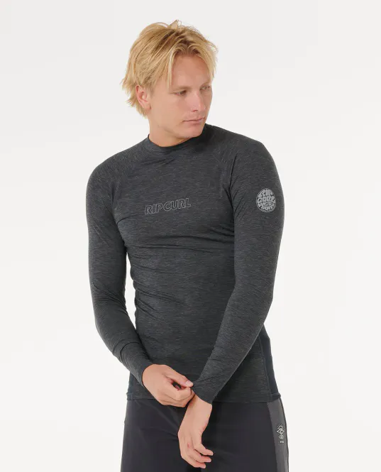 Hovedbilde Rip Curl - Dawn Patrol UPF50 Perf Long Sleeve Rash Guard - Black Marle