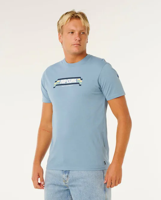 Hovedbilde Rip Curl - Yo Mumma Standard T-Skjorte - Faded Denim