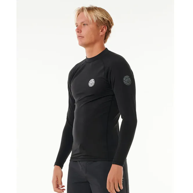 Hovedbilde Rip Curl Icons UPF Brushed Long Sleeve Rash Guard - Black