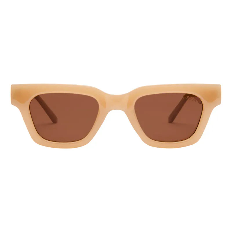I-SEA Banks - Vanilla/Brown Polarized Solbriller