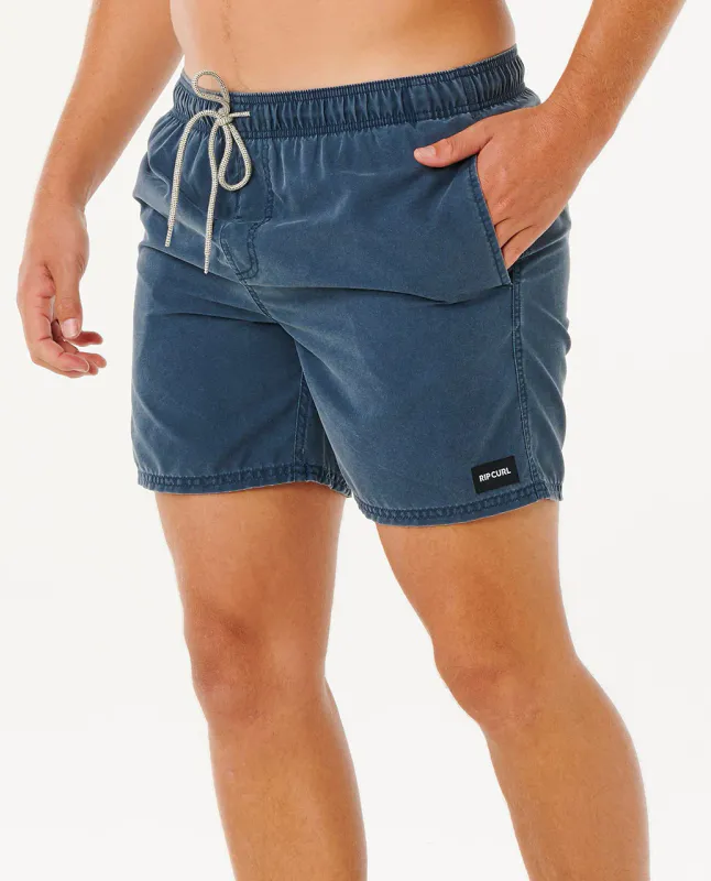 Rip Curl - Offset Washed Volley Badeshorts - Navy