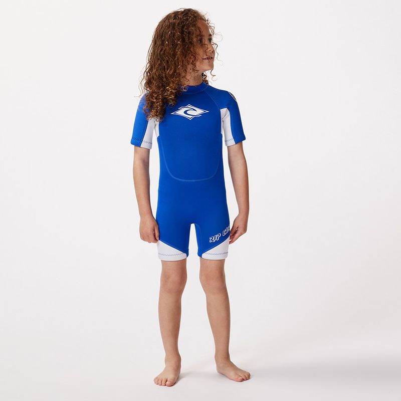 Rip Curl Barn 1.5mm Omega Back Zip Våtdrakt - Blue