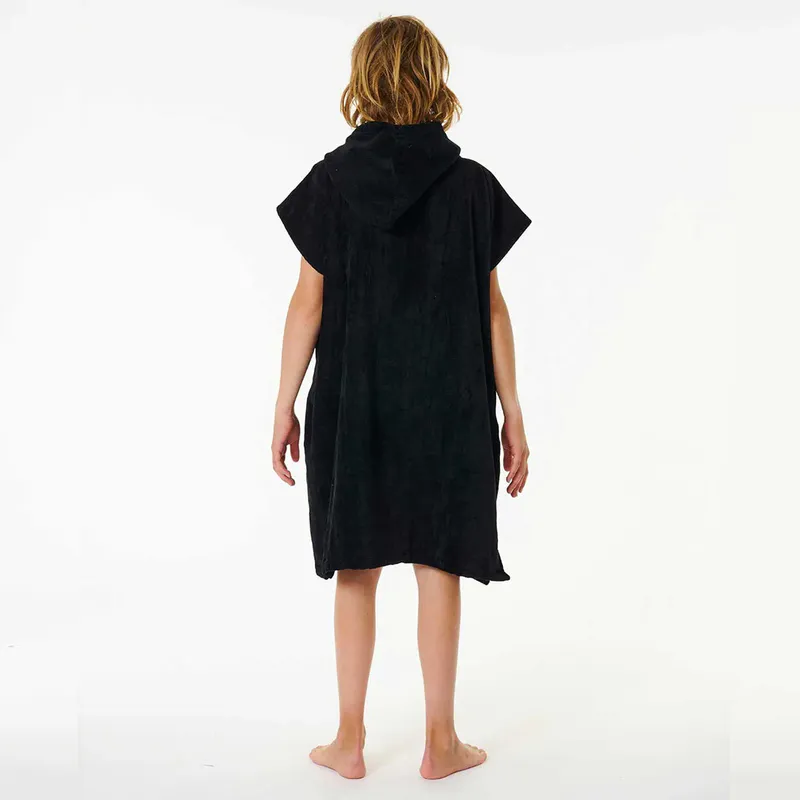 Rip Curl - Skifteponcho Barn - Kids Logo Hooded Towel - Black
