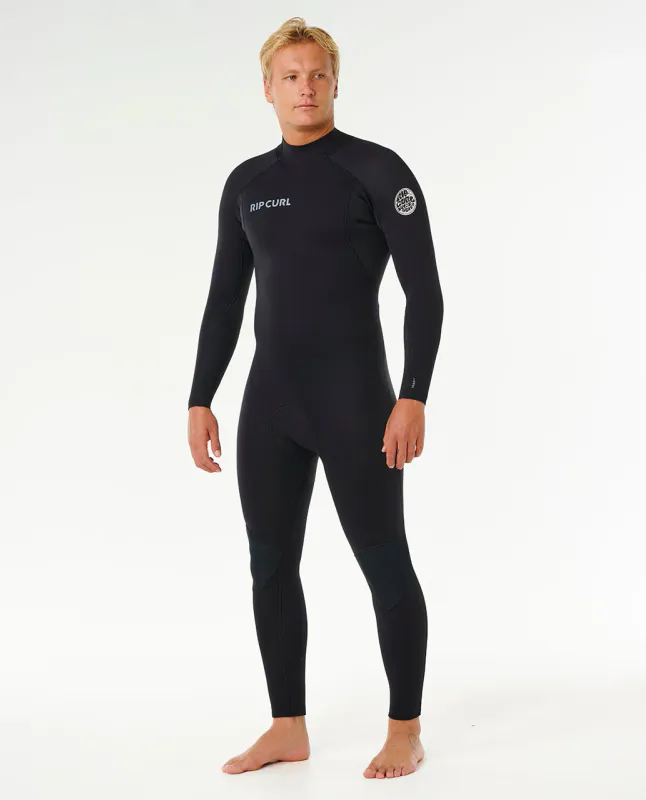 Rip Curl 5/4 Trad Back Zip Våtdrakt - Black