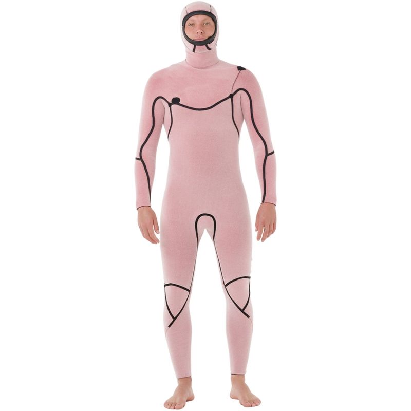 Rip Curl 6/4 Flash Bomb E7 Chest Zip Hooded Våtdrakt