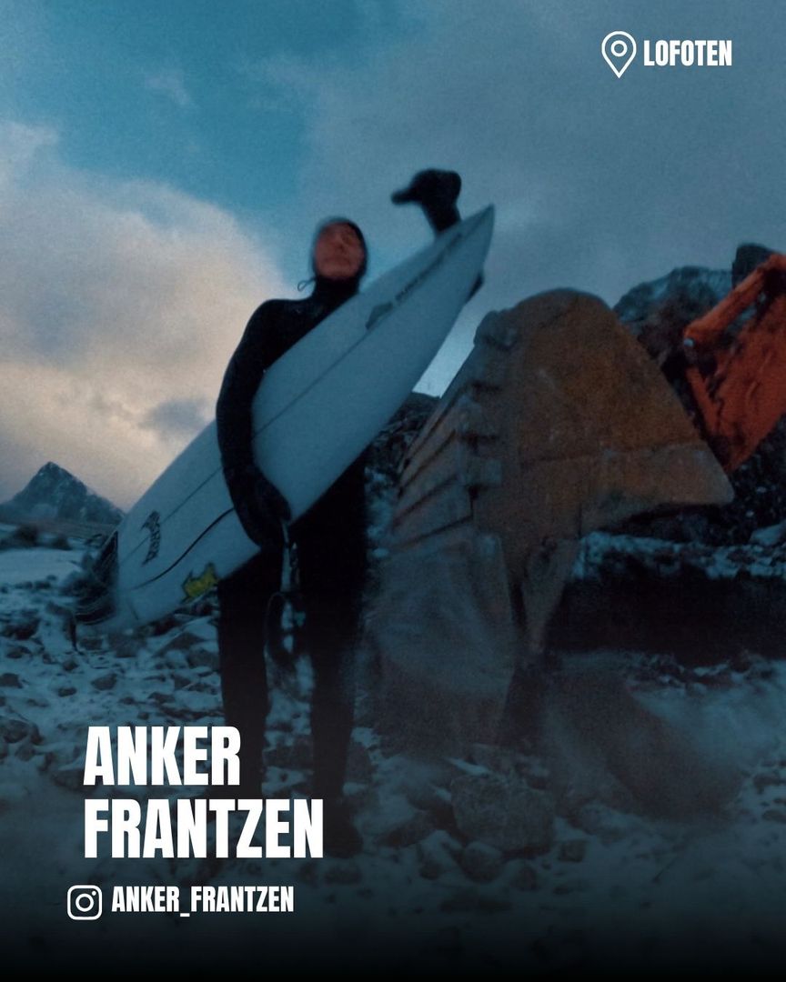 Anker Frantzen, surfshop surfeteam surfer, ambassadør. En av norges råeste surfere.