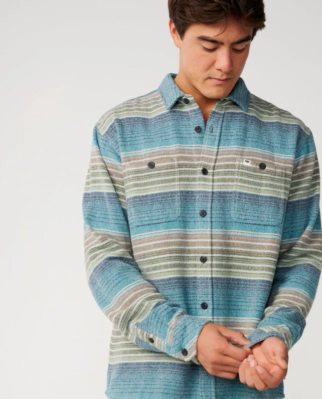 Rip Curl Classic Surf Baja Flannel - Flanellskjorte Dusty Jade