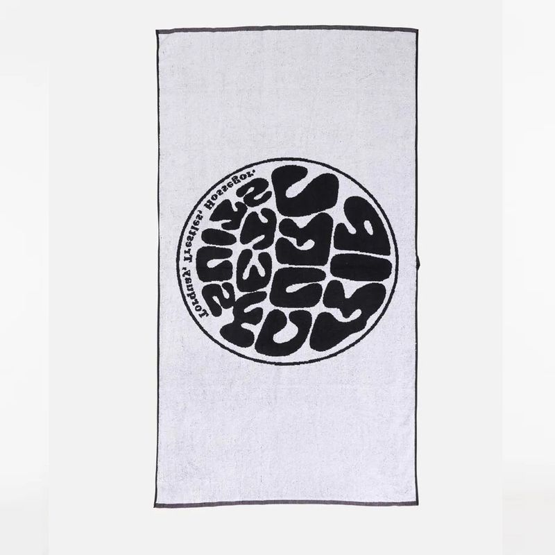 Rip Curl - Logos Beach Towel - Strandhåndkle - Black