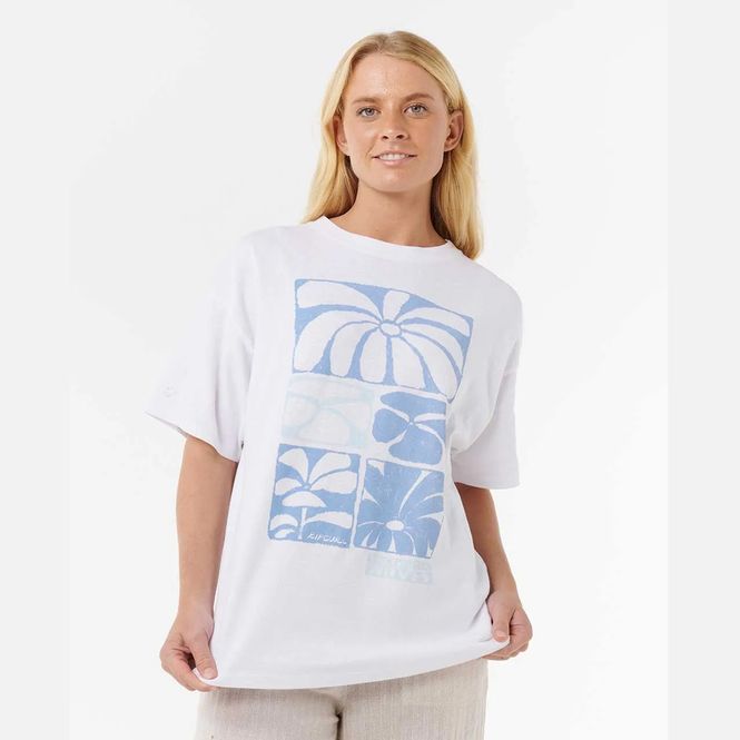 Hovedbilde Rip Curl Oceanic Heritage Tee T-skjorte - Optical White