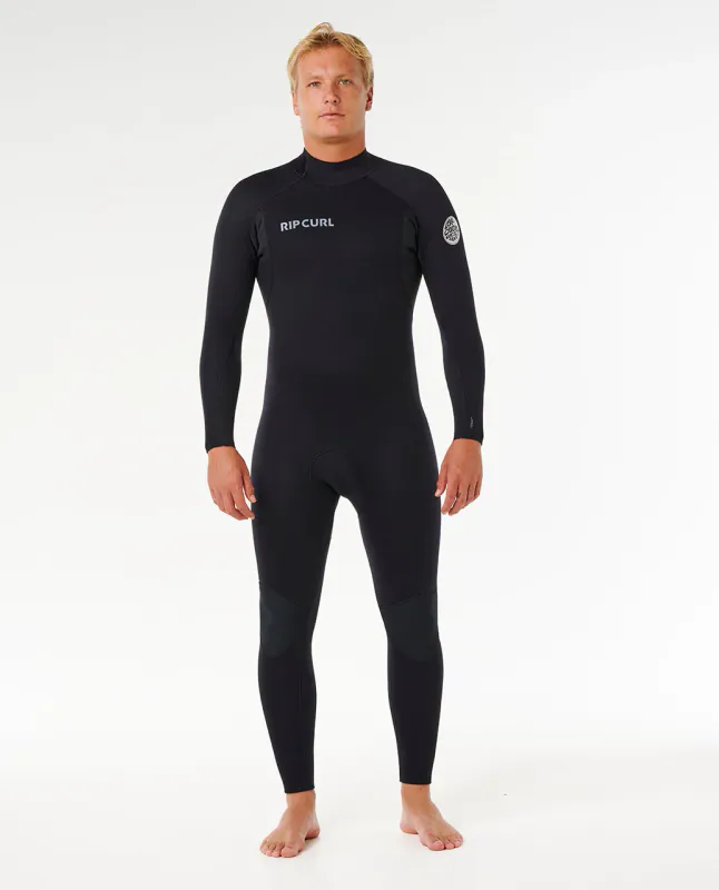 Rip Curl 5/4 Trad Back Zip Våtdrakt - Black