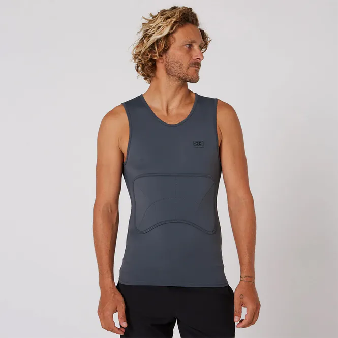 Hovedbilde O & E - Rib Guard Padded Rash Guard Vest - Charcoal