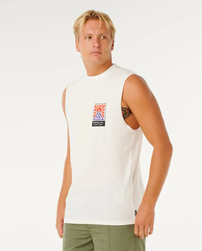 Rip Curl - Search Dawn Muscle Singlet - Bone