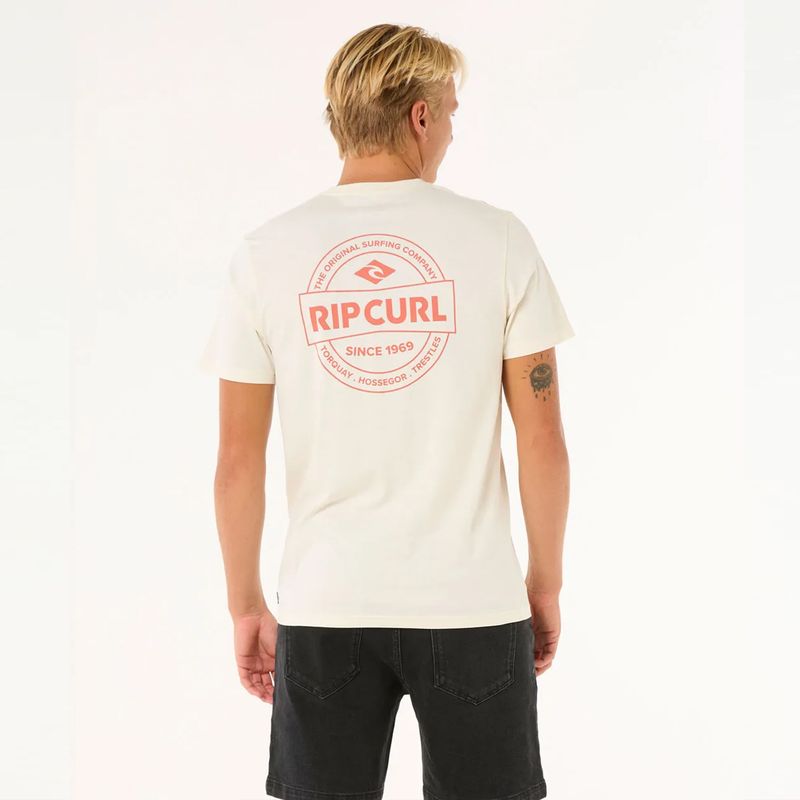 Rip Curl Staple Tee T-skjorte - Bone