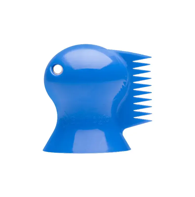 Surflogic Dino Surf Wax Scraper & Comb - Cyan 