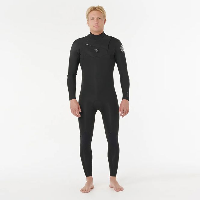 Hovedbilde Rip Curl 3/2 Dawn Patrol Pro Chest Zip Våtdrakt - Black