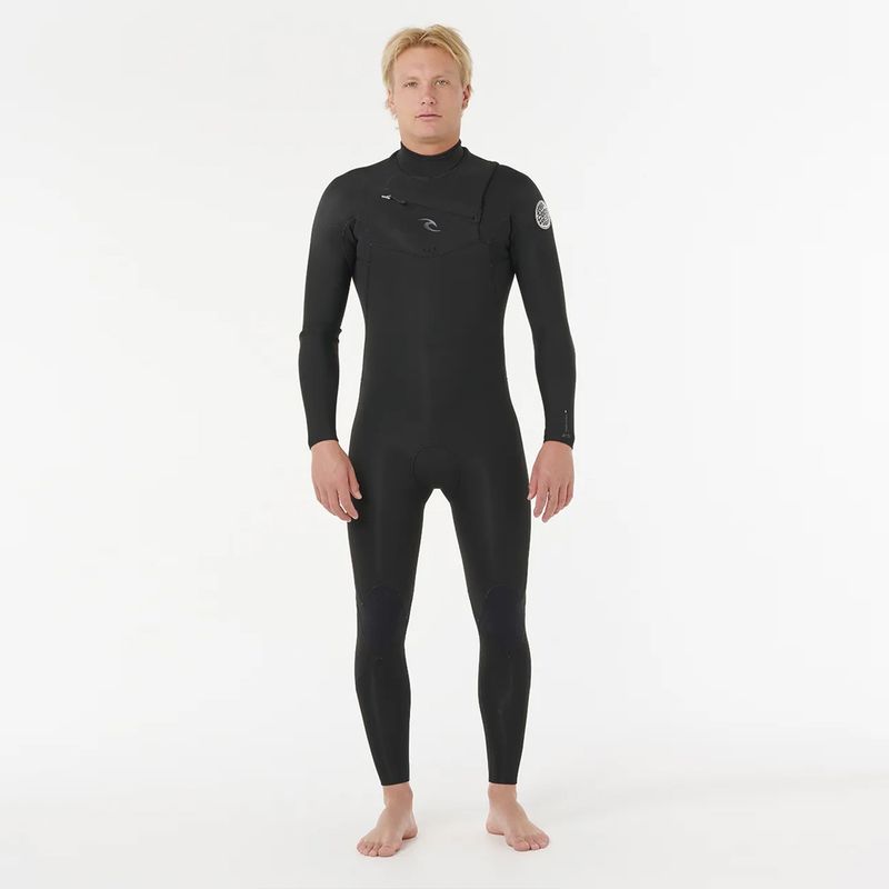 Rip Curl 3/2 Dawn Patrol Pro Chest Zip Våtdrakt - Black